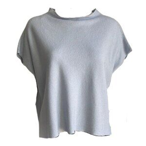 Eileen Fisher Knit Top Linen Blend XXS Lagenlook